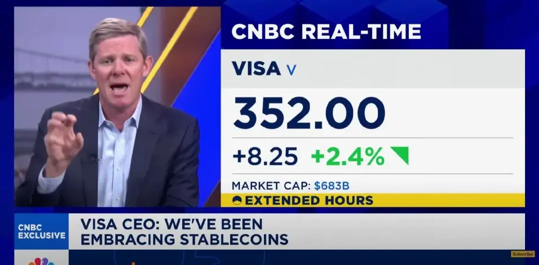 春江水暖鴨先知，Visa對於穩定幣下一階段的理解