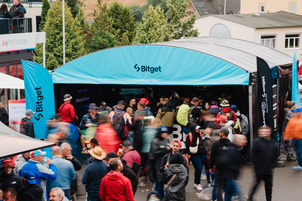 Bitget作为MotoGP官方合作伙伴亮相德国站