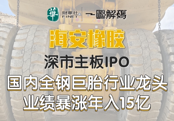 一图解码：海安橡胶IPO 国内全钢巨胎行业龙头 业绩暴涨年入15亿