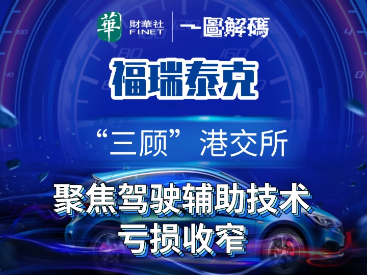 一图解码：福瑞泰克“三顾”港交所 聚焦驾驶辅助技术 亏损收窄
