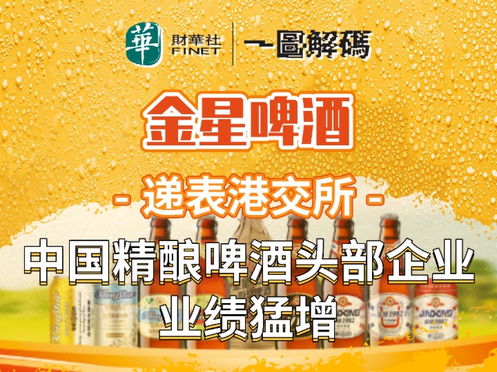 一图解码：金星啤酒递表港交所 中国精酿啤酒头部企业 业绩猛增
