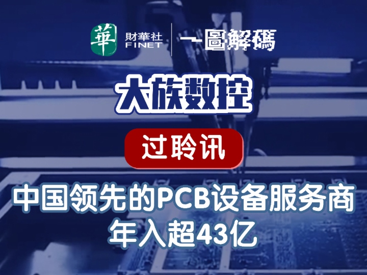 一图解码：大族数控过聆讯 中国领先的PCB设备服务商 年入超43亿