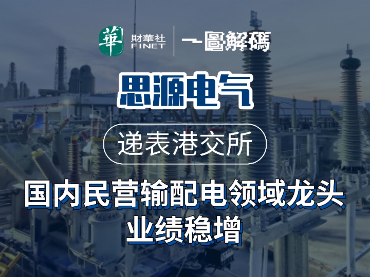 一图解码：国内民营输配电龙头递表港交所  思源电气成色几何？